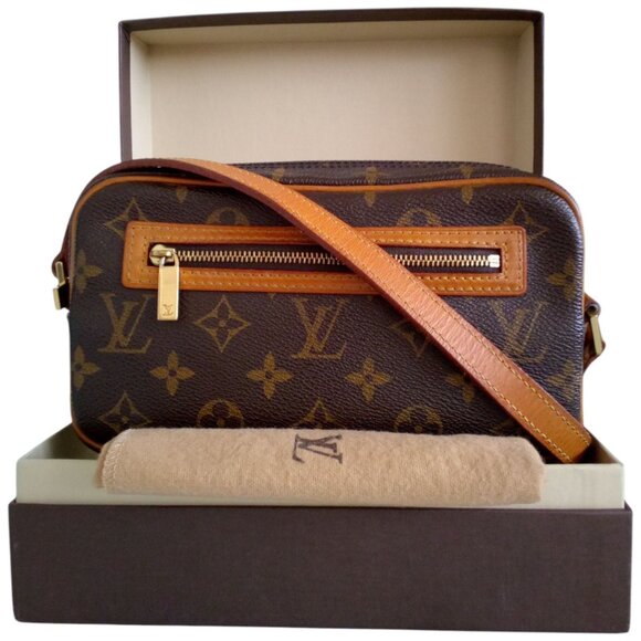 LOUIS VUITTON Pochette Cite Shoulder Bag Brown Monogram Canvas LV Handbag M51183 - Picture 1 of 16